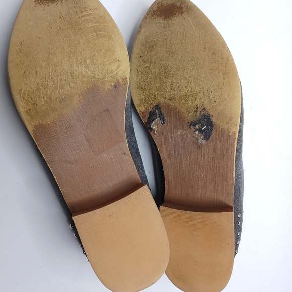 Mi iM Boho Leather Studded Tassel Loafer Flats - Picture 10 of 13